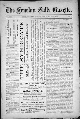 Fenelon Falls Gazette, 7 Jul 1893