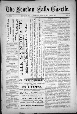 Fenelon Falls Gazette, 28 Jul 1893