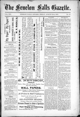 Fenelon Falls Gazette, 25 Aug 1893