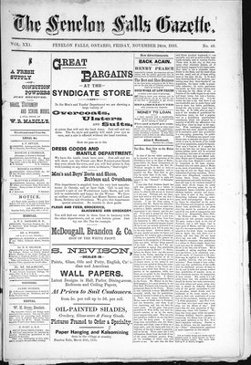 Fenelon Falls Gazette, 24 Nov 1893