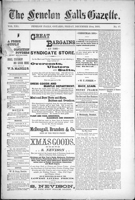 Fenelon Falls Gazette, 15 Dec 1893