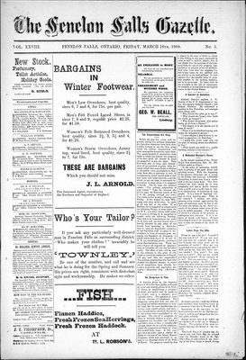 Fenelon Falls Gazette, 16 Mar 1900