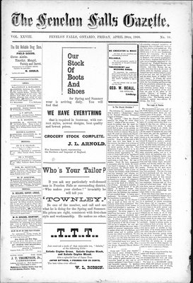 Fenelon Falls Gazette, 20 Apr 1900