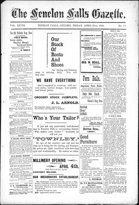 Fenelon Falls Gazette, 27 Apr 1900