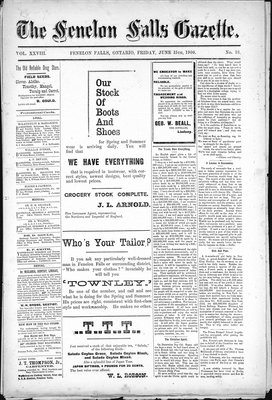 Fenelon Falls Gazette, 15 Jun 1900