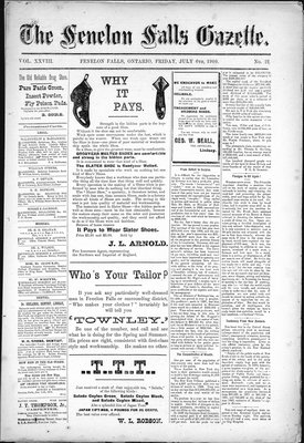 Fenelon Falls Gazette, 6 Jul 1900