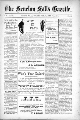 Fenelon Falls Gazette, 20 Jul 1900