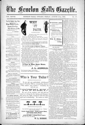 Fenelon Falls Gazette, 17 Aug 1900