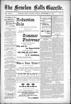 Fenelon Falls Gazette, 7 Sep 1900