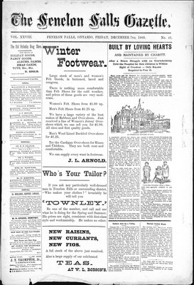 Fenelon Falls Gazette, 7 Dec 1900