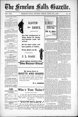 Fenelon Falls Gazette, 27 Jun 1902