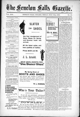 Fenelon Falls Gazette, 18 Jul 1902