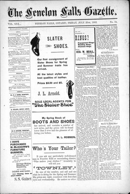 Fenelon Falls Gazette, 25 Jul 1902