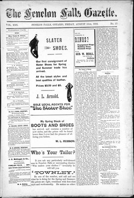 Fenelon Falls Gazette, 15 Aug 1902