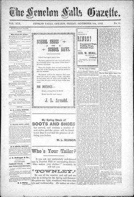 Fenelon Falls Gazette, 5 Sep 1902