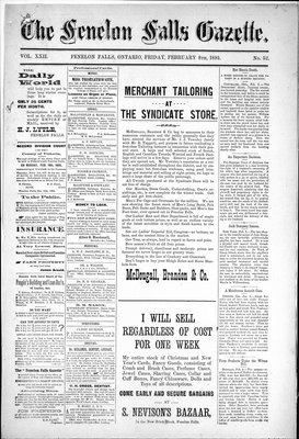 Fenelon Falls Gazette, 8 Feb 1895