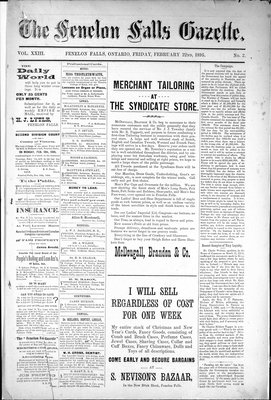 Fenelon Falls Gazette, 22 Feb 1895