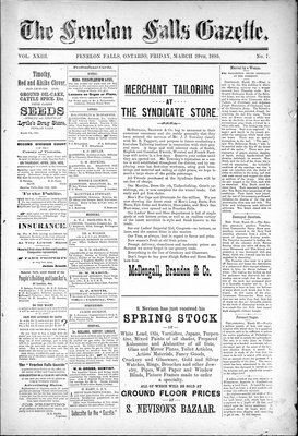 Fenelon Falls Gazette, 29 Mar 1895