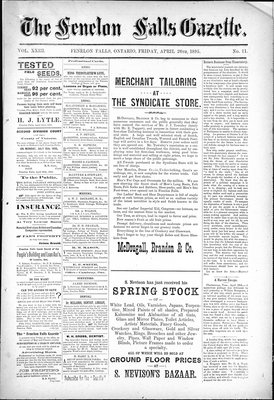 Fenelon Falls Gazette, 26 Apr 1895