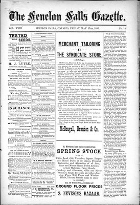 Fenelon Falls Gazette, 17 May 1895