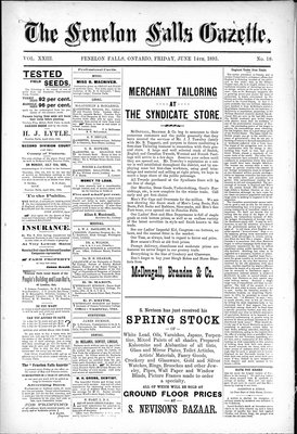 Fenelon Falls Gazette, 14 Jun 1895