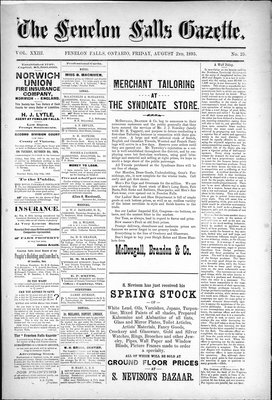 Fenelon Falls Gazette, 2 Aug 1895