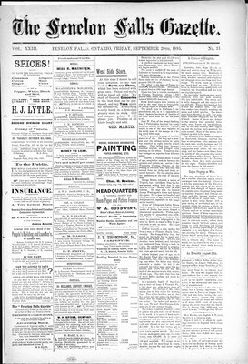 Fenelon Falls Gazette, 20 Sep 1895