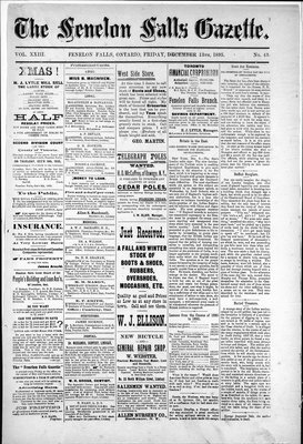 Fenelon Falls Gazette, 13 Dec 1895