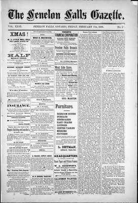 Fenelon Falls Gazette, 7 Feb 1896