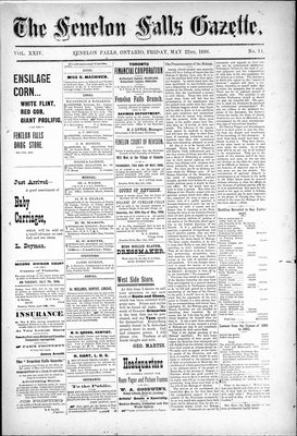 Fenelon Falls Gazette, 22 May 1896