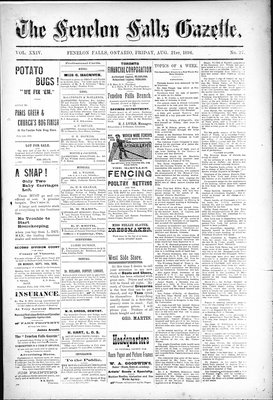 Fenelon Falls Gazette, 21 Aug 1896