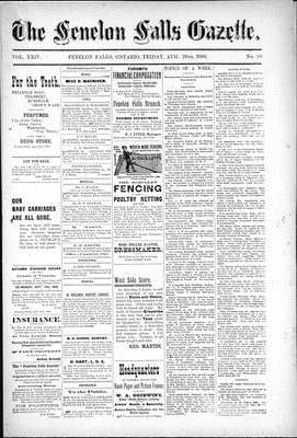 Fenelon Falls Gazette, 28 Aug 1896