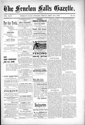 Fenelon Falls Gazette, 18 Sep 1896