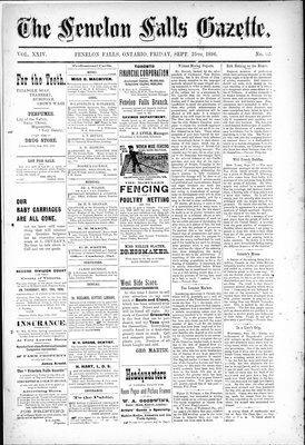 Fenelon Falls Gazette, 25 Sep 1896