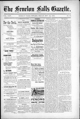 Fenelon Falls Gazette, 6 Nov 1896