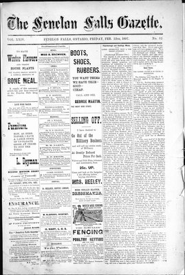 Fenelon Falls Gazette, 12 Feb 1897