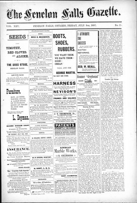 Fenelon Falls Gazette, 9 Jul 1897