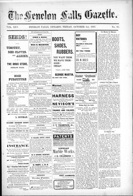 Fenelon Falls Gazette, 1 Oct 1897