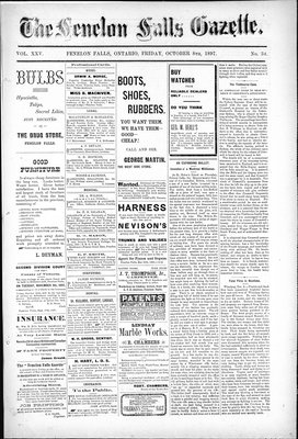 Fenelon Falls Gazette, 8 Oct 1897