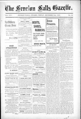 Fenelon Falls Gazette, 31 Dec 1897