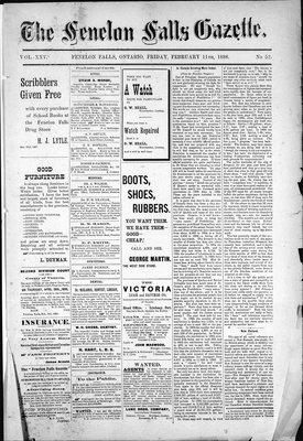 Fenelon Falls Gazette, 11 Feb 1898