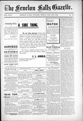 Fenelon Falls Gazette, 20 May 1898