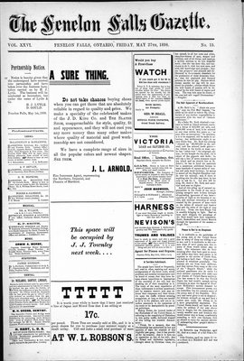 Fenelon Falls Gazette, 27 May 1898