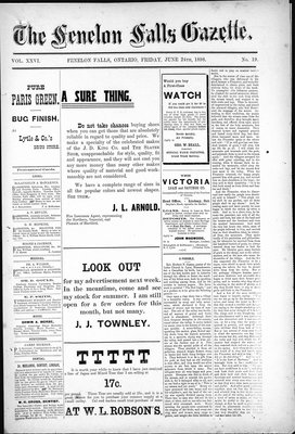 Fenelon Falls Gazette, 24 Jun 1898