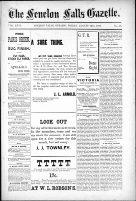 Fenelon Falls Gazette, 12 Aug 1898