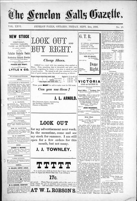 Fenelon Falls Gazette, 2 Sep 1898