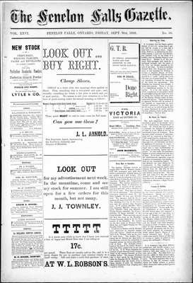 Fenelon Falls Gazette, 9 Sep 1898