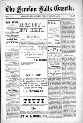 Fenelon Falls Gazette, 16 Sep 1898