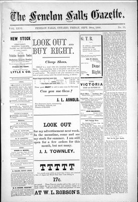 Fenelon Falls Gazette, 30 Sep 1898