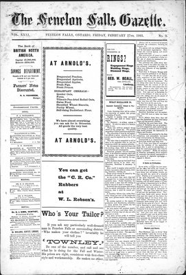 Fenelon Falls Gazette, 27 Feb 1903